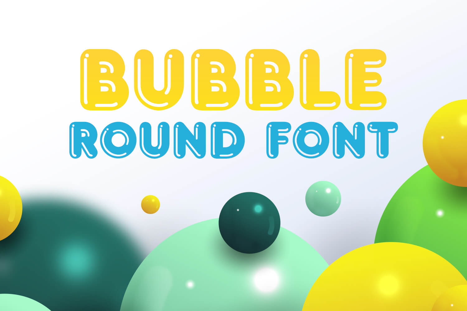 Bubble Rounded Font