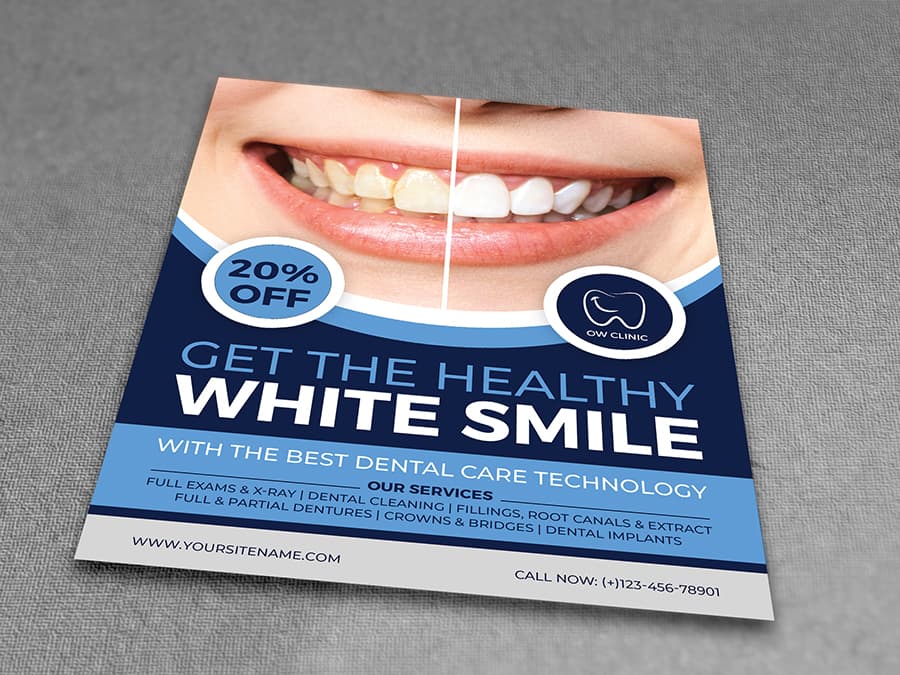 Dental Clinic Flyer Template