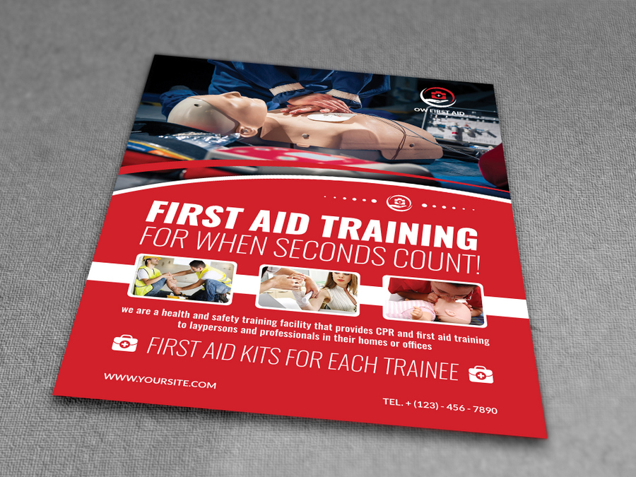 First Aid Flyer Template