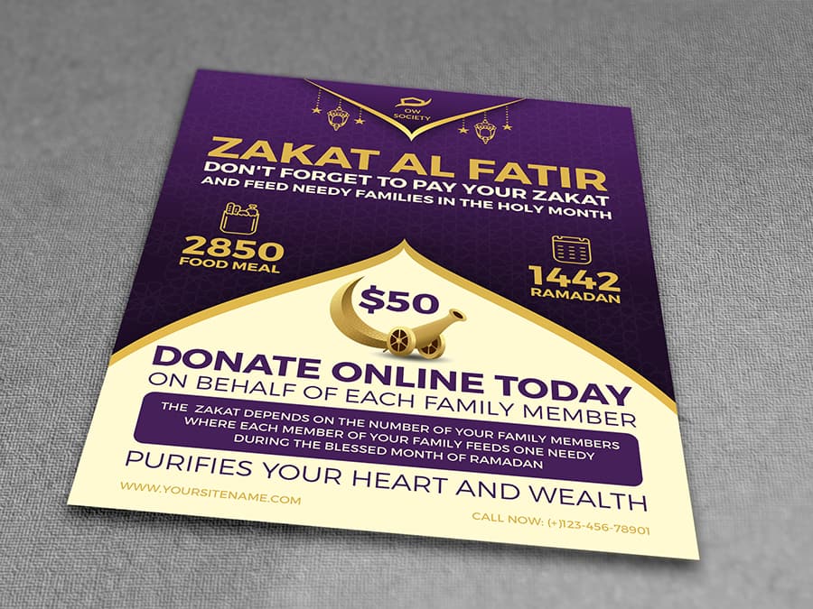 Zakat Flyer - Islamic Flyer Template